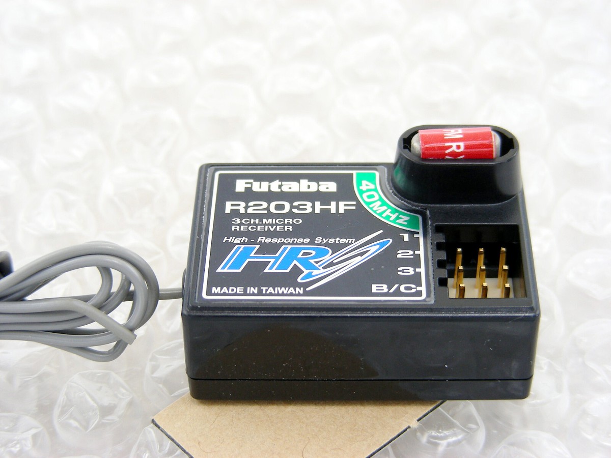 Vintage Futaba 40MHz FM R203HF 3Channel HRS Micro Receiver