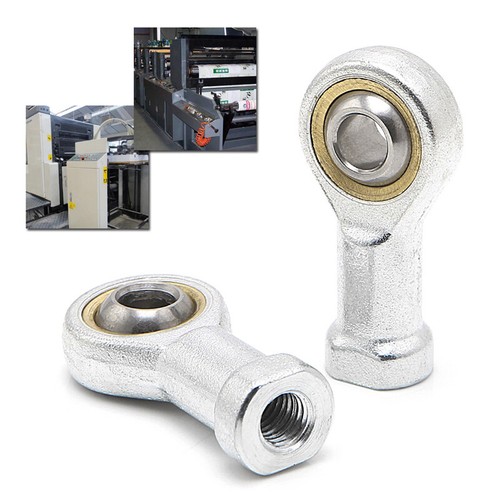 2 Pcs 8mm Internal Female Metric Thread Rod End Ball Joint Bearing SI8T/K PHSA8 - Picture 2 of 8