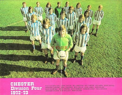 1972-3 CHESTER F.C. Division Four Team Photo Print 154/27