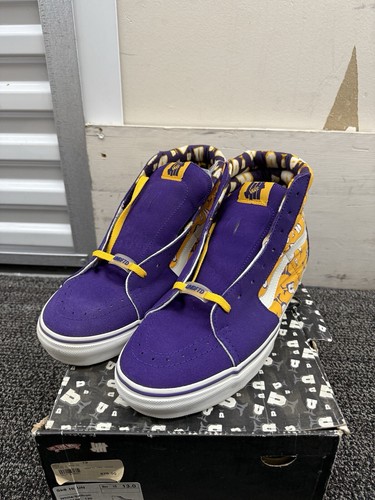 Vintage 2007 Vans X Undefeated Sk8 Hi U-Man LA Lakers UNDFTD US Size 13 - Bild 1 von 9