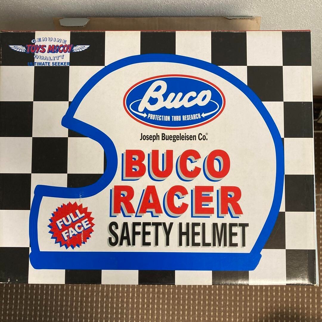 TOYS McCOY　buco racer Vintage BUCO RACER Motorcycle Full Face Helmet Black Toys
