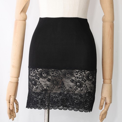 Womens Underskirt Gift Skirt Under Dress Party Lace Accessory Elastic #M-XL