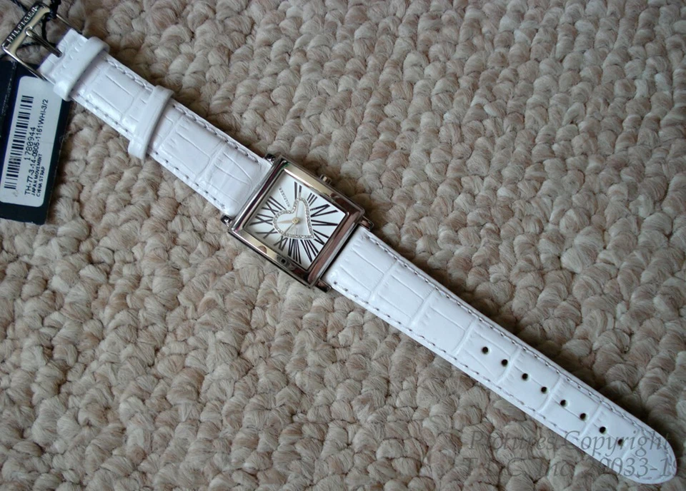 +BONO-NUEVO RELOJ TOMMY HILFIGER VERANO CUERO BLANCO DAMAS CORAZÓN 1780944 Foto 4 de 4