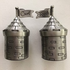 Baby Keepsake Container Boxes Tooth and Curl Castle Design Set Unisex New