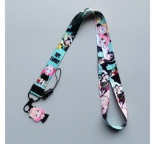 Lot 10pcs Anime Acrylic pendant Lanyard Mobile Phone ID Card KeyChain Holder