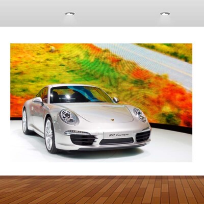 Porsche Supersportwagen Rennen 3D zerschlagen Wandaufkleber Poster Vinyl Wandbild S504