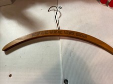 Vintage Wooden Advertising Hanger from Meyer  Co Artistic Tailors Chicago Il