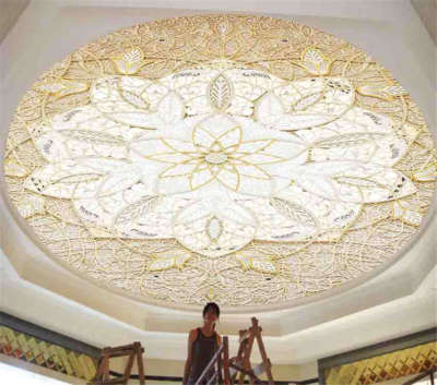 Flower On The Ceilin 3D Full Wall Mural Photo Wallpaper Printing Home Kids Decor