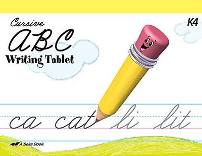 ABC Writing Tablet Cursive - Abeka K4 4 Year ..., Abeka