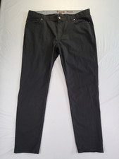 Michael Kors Mens Pants Parker Slim Fit 38X32 Actual 39 X 30  Twill Black