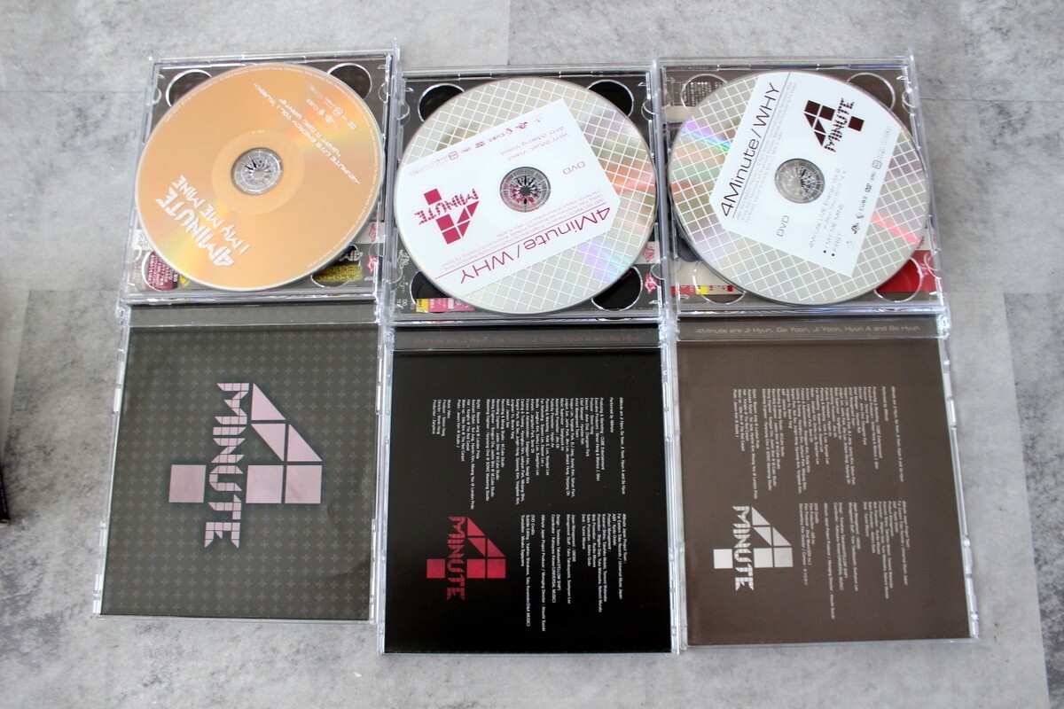 4Minute/4ミニッツ/フォーミニッツ/WHY/CD DVD 4Minute – Why – CD (Type B, Single, Limited Edition) + DVD (DVD