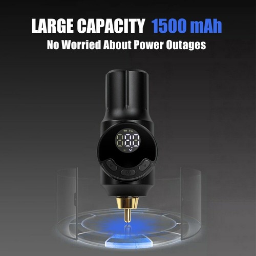 Wireless Tattoo Battery Power Supply For Rotary Tattoo Machine Fast Charging RCA - Picture 11 of 11