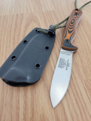 ESEE Ashley Emerson Game Fixed Knife 3.5'' CPM S35VN Steel Drop Blade G10 Handle