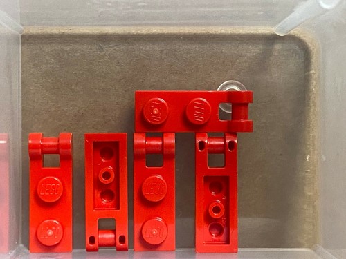 Lego Stck.-rote Platte 1 x 2 mit Griff am Ende-Nr. 60478-Stck 5