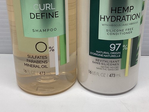 TRESemme Pure Curl Shampoo & Hemp Hydration Conditioner 16 oz ea Lot of 2 - Picture 3 of 3