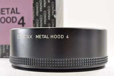 Contax Metal Lens Hood For 85mm 100mm F/2 w/Box Excellent Fr Japan  #1598