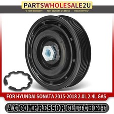 A/C AC Compressor Clutch Kit for Hyundai Sonata 2015 2016 2017 2018 2.0L 2.4L