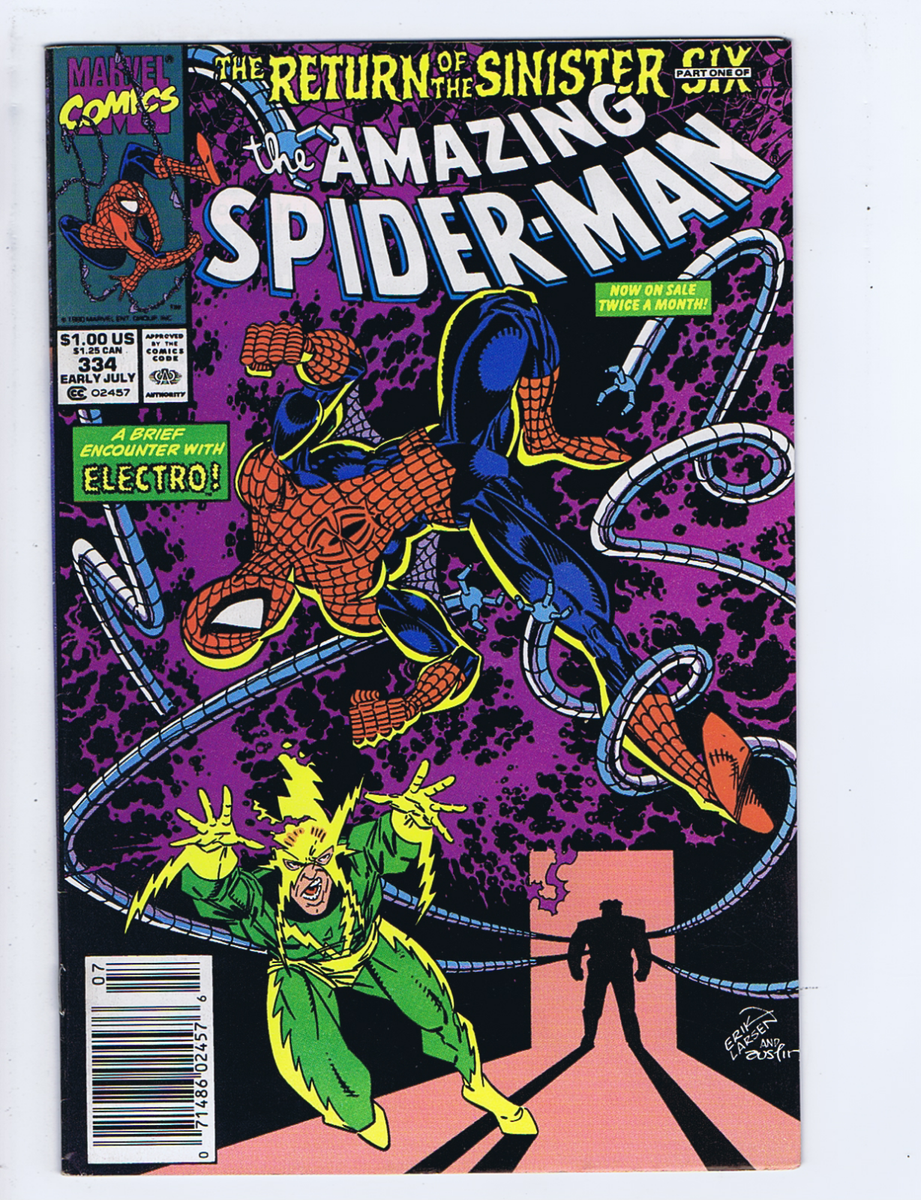 【早い者勝ち】堂本剛 special Remake Parker Amazing Spider-Man #334 Marvel 1990 The Return of the Sinister