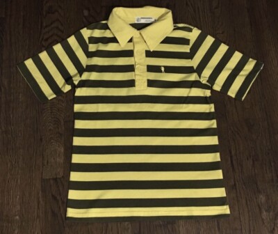 A Bathing Ape Polo Shirt XS Yellow Green