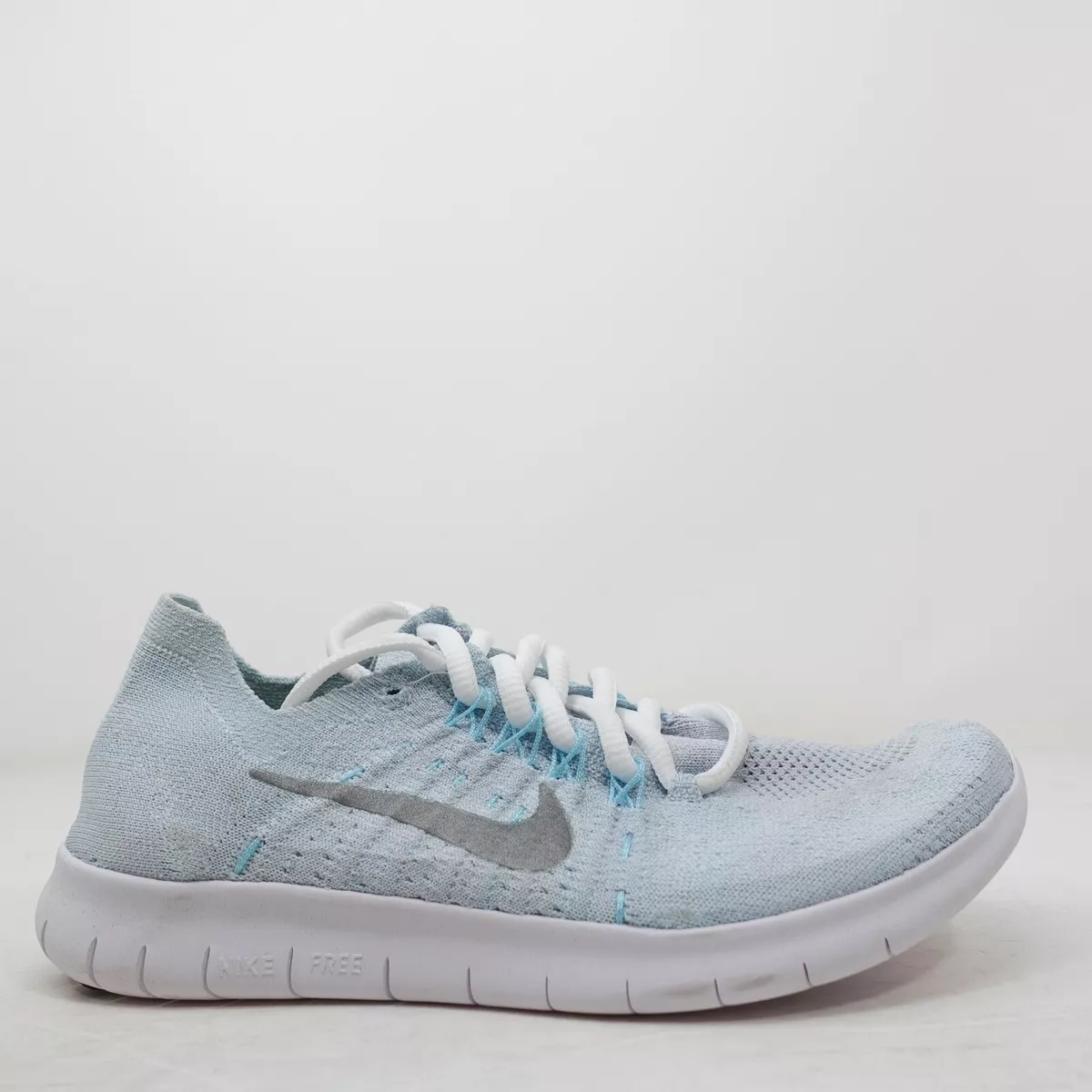 Nike flyknit light clearance blue