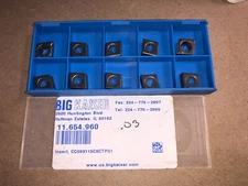 BIG KAISER CARBIDE INSERTS Quantity 10 11.654.960