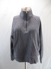 NIKE DRI-FIT Size M Mens Cotton Blend 1/2 Zip Stand Collar Athletic Pullover 883