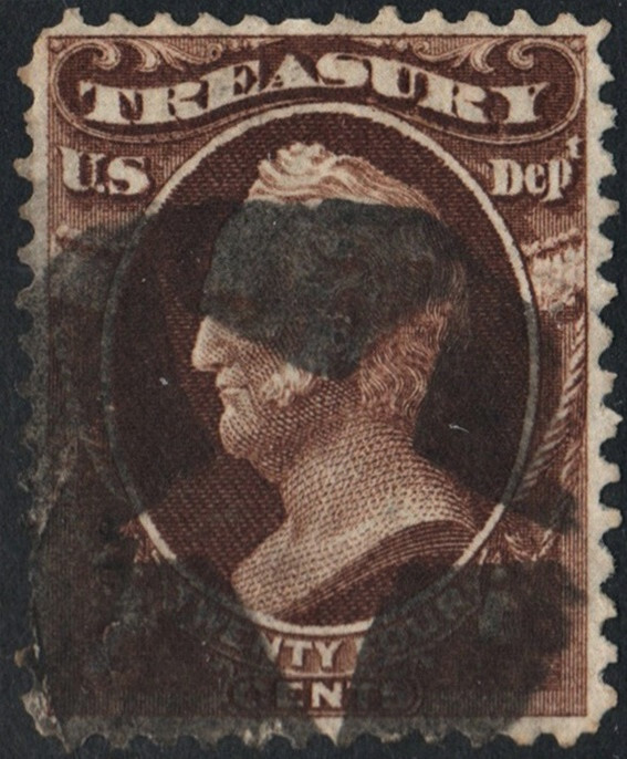 SC#O80 24¢ General Winfield Scott Treasury Department Official (1873) Used