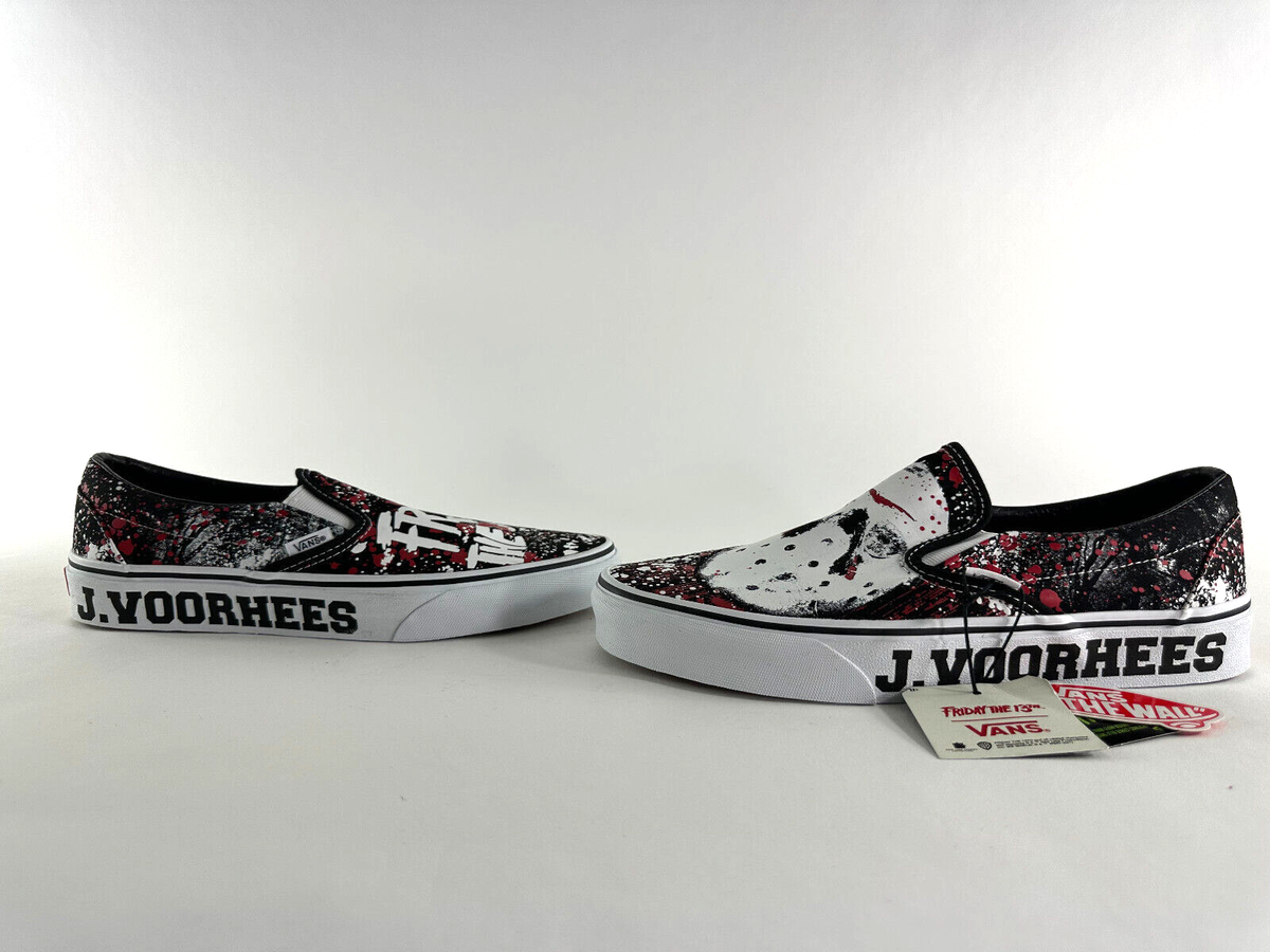 Vans x House Of Terror Classic Slip-On Friday The 13th Shoes Men