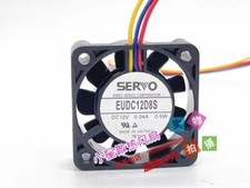 SERVO EUDC12D8S 4015 DC12V 0.04A 0.05W 4CM 3-Wire Mute Inverter Cooling Fan