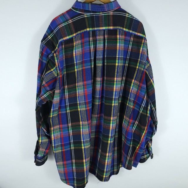 Polo Ralph Lauren Mens 3XB Shirt Madras SS Button Front Multicolor Plaid Big | eBay