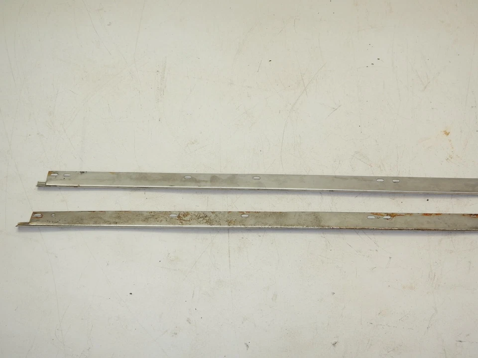 Jeep Grand Wagoneer SJ J10 J20 FSJ OEM Chrome Front Door Panel Trim Metal - Image 4 of 4