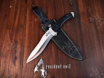 Resident Evil 4 Ada Wong Knife Replica Handmade Carbon Steel Cosplay Prop Gift