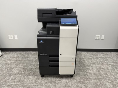 Konica Minolta Bizhub C360i Color Copier Printer Scanner Finisher/Only 62k Meter
