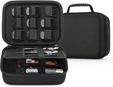Hard Barber Accessories Case for Hair Clippers, Mens Hair Cutting Barber Supp