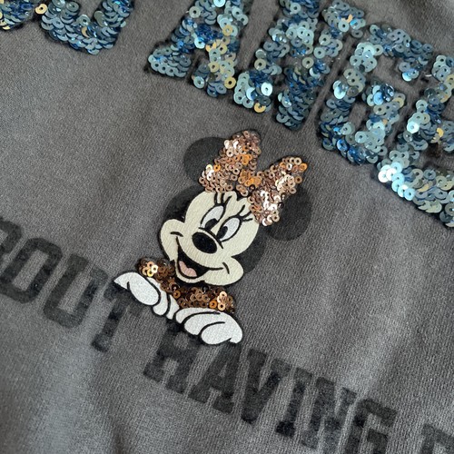 Zara Disney girls Minnie Mouse sequin Los Angeles kids jumper Size 6 years - Picture 7 of 8