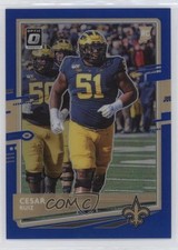 2020 Panini Donruss Optic Rookies Blue Prizm 54/179 Cesar Ruiz #131 6o3