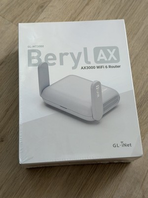 GL.iNet GL-MT3000  Beryl AX  Mobil-Reiserouter mit Wi-Fi 6 OpenWrt und VPN