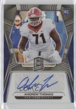 2020 Panini Spectra Rookie Auto 148/199 Andrew Thomas #3 Auto 03jn