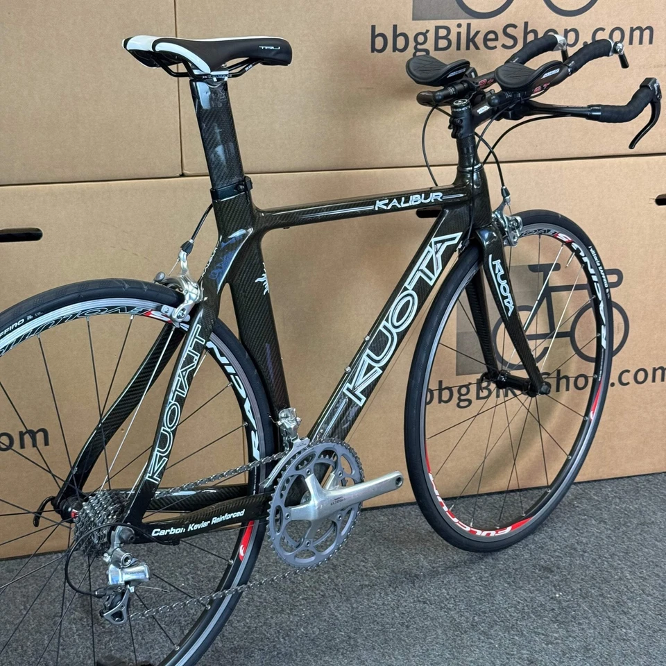 Used Kuota Kalibur, Dura-Ace/Ultegra, Carbon Triathlon Bike-2011, Medium 54cm - Image 3 of 4