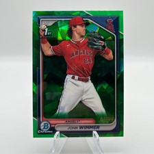 2024 Bowman Sapphire Edition Chrome Prospects Green 05/99 John Wimmer #BCP-78