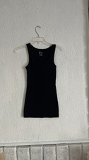 Felina Tank Top Womens Size Small Black Stretch Sleeveless Shirt