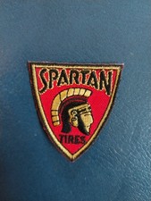 SPARTAN TIRES Auto Car Automotive Automobile Parts CLOTHING HAT PATCH BADGE Rare