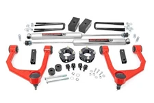 Rough Country 3.5" Lift Kit w/N3 Shocks for 2007-2021 Tundra 2WD/4WD - 76830RED
