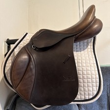 GFS XCH 17” Brown Adjustable GP Saddle 