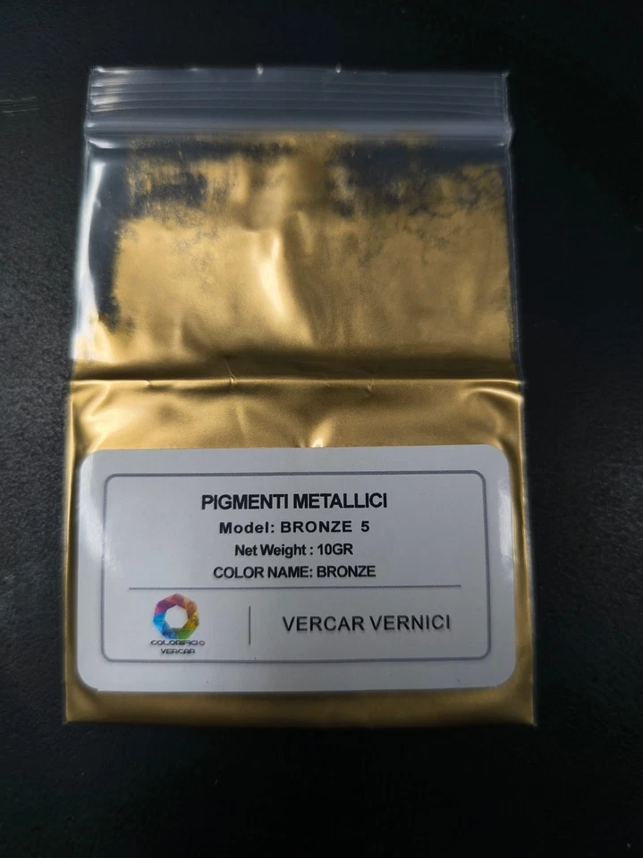 PIGMENTI PERLATI METALLICI FLUORESCENT E GLITTER IN POLVERE PER RESINE E VERNICI - Imagen 4 de 4