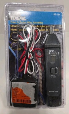 Ideal 62-144 Tone & Probe Identifier Cable Tester RJ11 Model MPN: 62-144- Tested