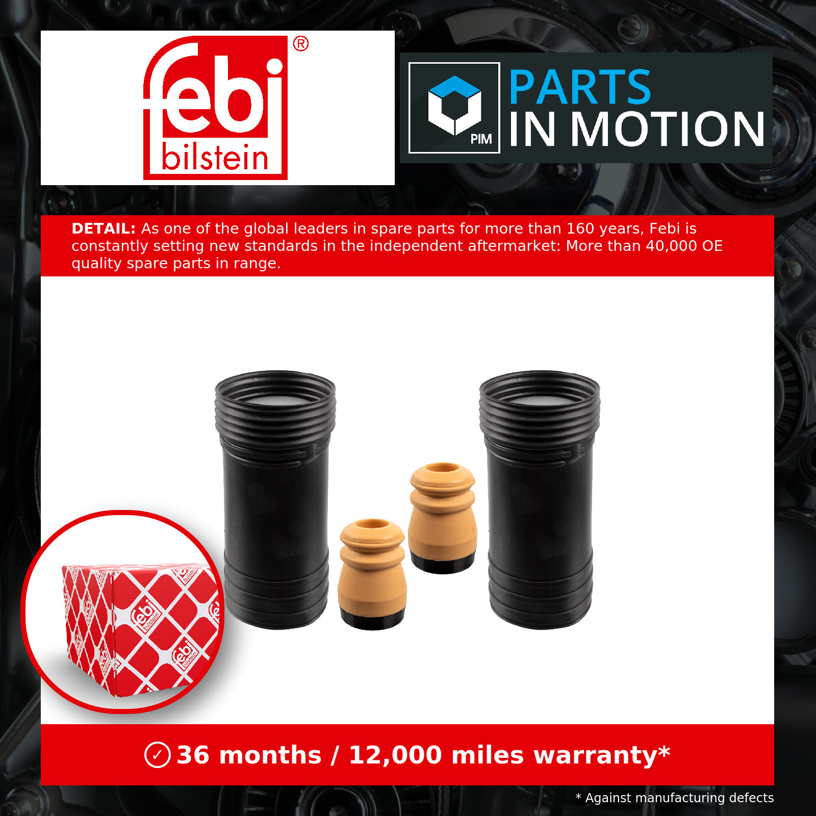 Suspension Buffer Rear 173599 Febi 33536773236 33536773236S1 Quality Guaranteed