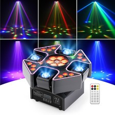 150W 4-Arm Beam Moving Head DJ Stage Lights RGBW For Bar KTV Home Theater