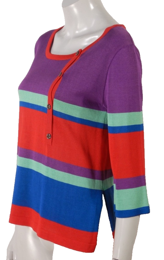 Camicia vintage Saint Laurent Rive Gauche in maglia di cotone taglia S