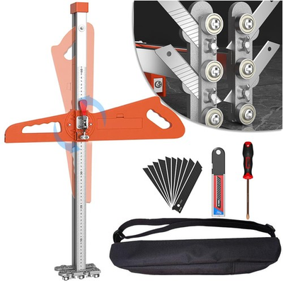 #ad Drywall Cutting Tool Foldable with Positioning New Upgraded Double Row 4 Bl... $117.32